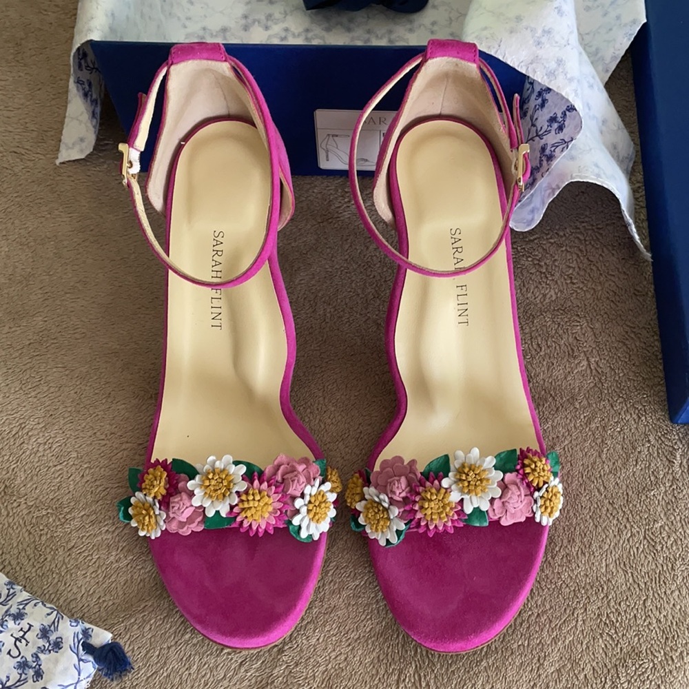 Sarah Flint Perfect Sandal Floral Fuchsia 38.5